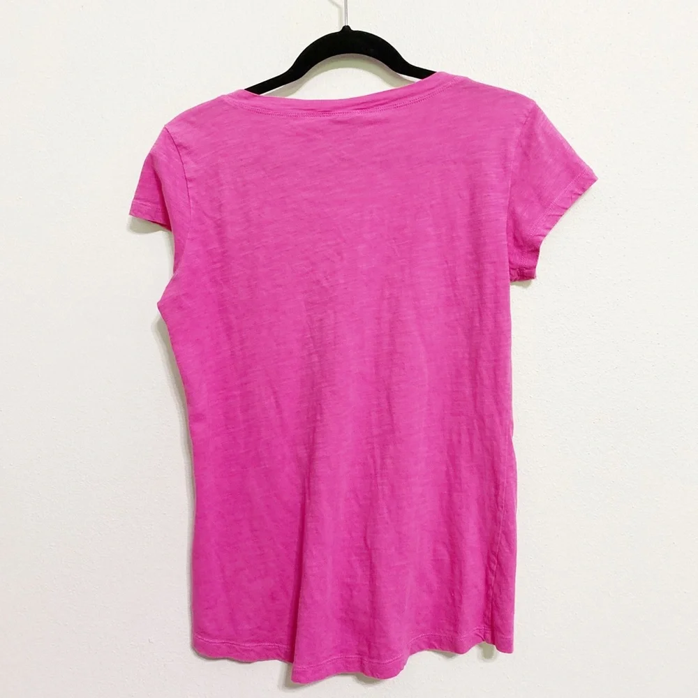 Cabi 5747 Fold Pocket Tee Fusia Spring 2020 Medium EUC - Picture 4 of 6